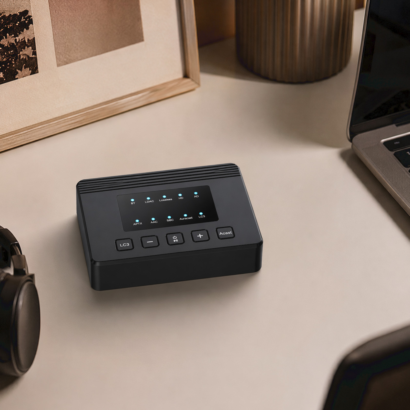 Audio Hd Music - Bluetooth6.0 オーディオレシーバー LDAC AptX-HD/AD/LL HD オーディオレシーバー同軸光出力レシーバートランスミッターアダプター