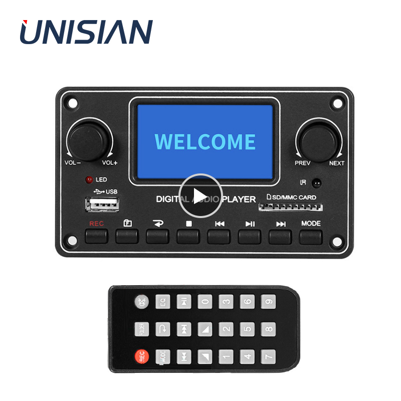 Audio Music App - UNISIAN LCDプレーヤーモジュール MP3 28*64ディスプレイ Bluetoothデジタルオーディオデコーダーボード TDM157
