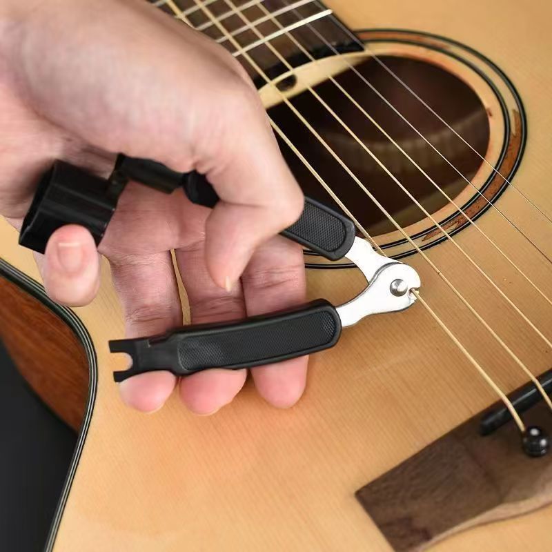 Guitar Slide Tube - ギター3-in-1弦クリッパー、弦巻き器、ネイルプラー、ギター弦交換器、弦クリッパー、コーンプラー、弦こじりツール