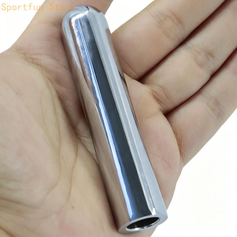 滑らかな接触とシルバートーンのギターフィンガースライドメタル - Guitar Slide Tube のレビューと価格