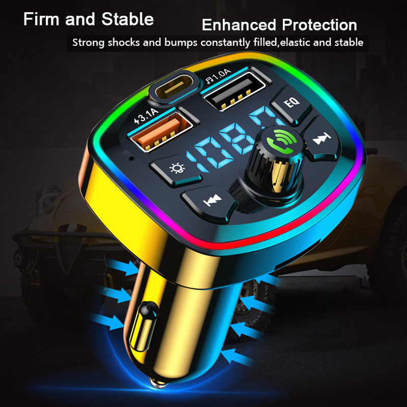 車の Bluetooth 5.0 FM トランスミッターワイ - Audio Music App のレビューと価格