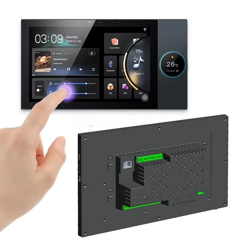 10インチ多機能スマートコントロールパネル音楽壁掛けタッチス - Audio Music Hub のレビューと価格