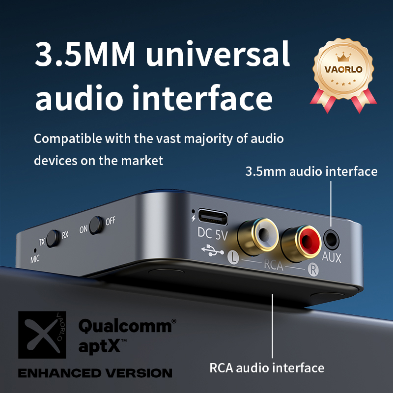 2 in 1 aptX Bluetooth 5.4 オーディ - Audio Hd Music のレビューと価格