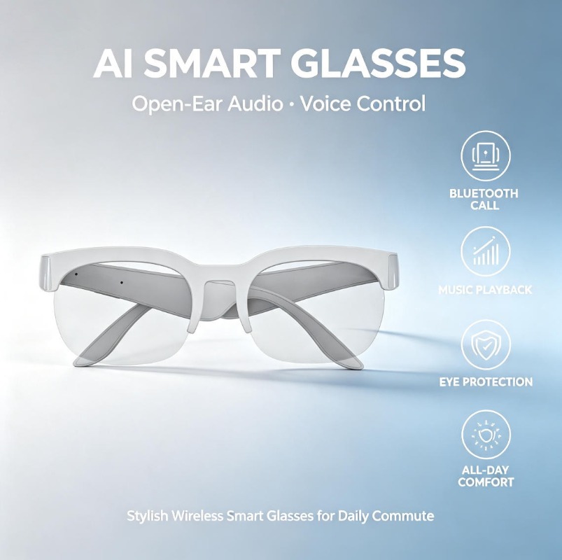 2026スマートオーディオサングラス Bluetooth通話 - Audio Music For Video のレビューと価格