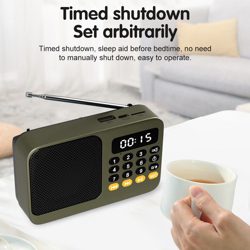 ハンドヘルド充電式デジタルFM USB TF MP3プレーヤ - Audio Music App のレビューと価格