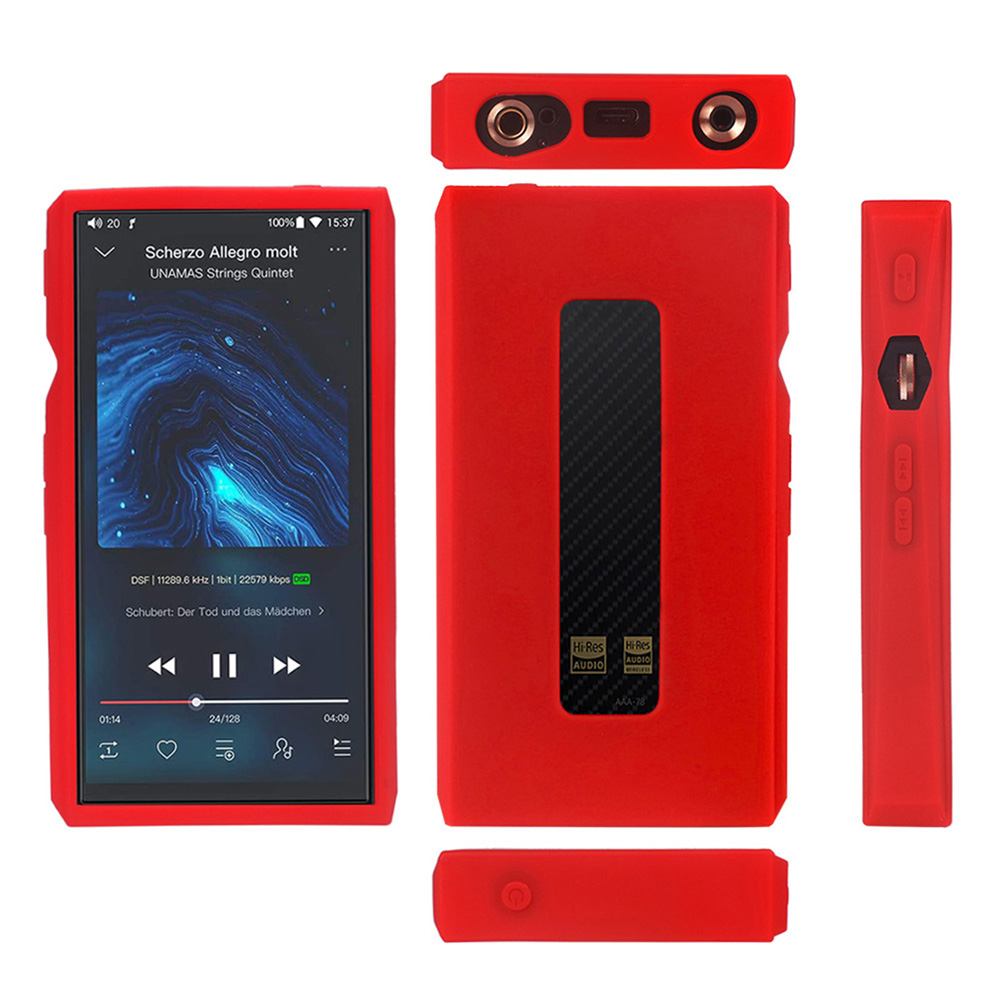 Mp3音楽プレーヤー用のソフトシリコン保護ケース,fiio  - Audio Music App のレビューと価格