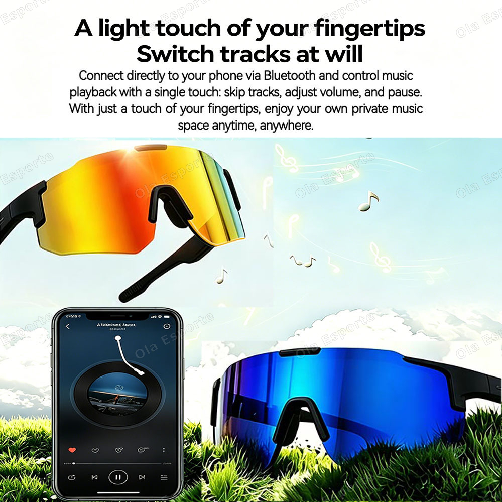 サイクリングスマートグラスカメラ Bluetooth 通話手 - Audio Music For Video のレビューと価格