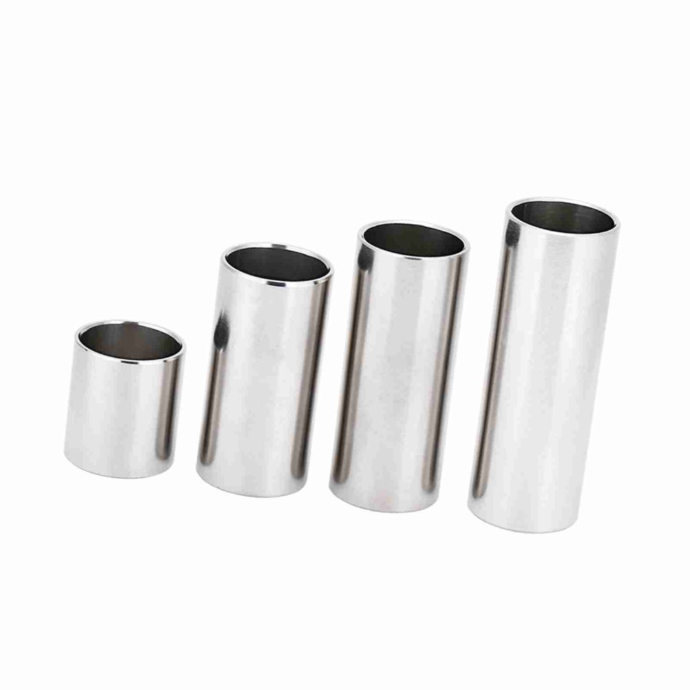 4個のステンレススチールギタースライド ​ 1.1/2/2. - Guitar Slide Tube のレビューと価格