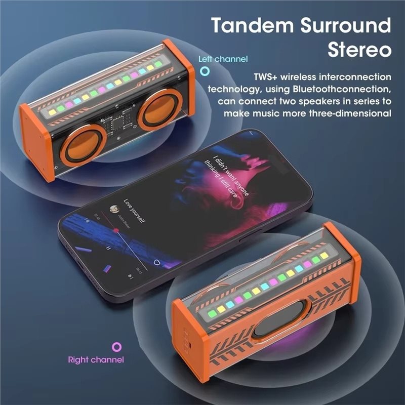 サウンドライトリズムサブウーファー TWS ステレオミュージ - Audio Music Center のレビューと価格