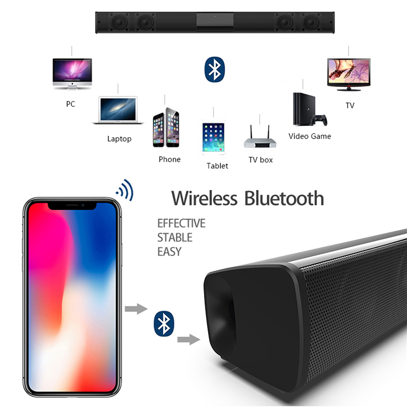 40 ワットワイヤレス Bluetooth 5.0 サウンド - Audio Music Center のレビューと価格