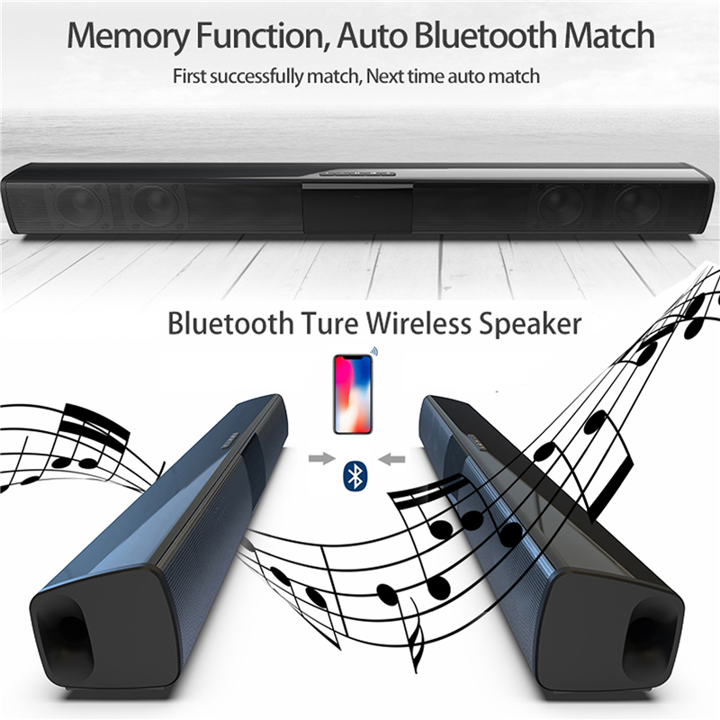 40 ワットワイヤレス Bluetooth 5.0 サウンド - Audio Music Center のレビューと価格