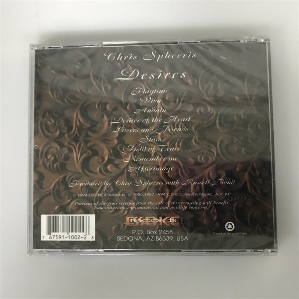 CD「Desires」クリス・スフィーリス ミュージックディ - Audio Music Cd のレビューと価格