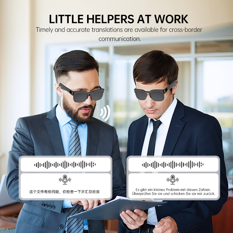 スマートAIオーディオグラス、ワイヤレスBluetooth通 - Audio Music For Video のレビューと価格