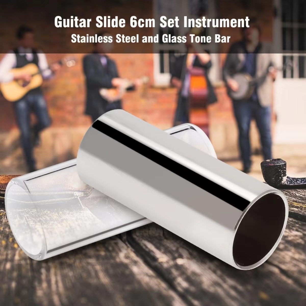 Miwayer ギタースライダー 60mm 高さ 4 個 ( - Guitar Slide Tube のレビューと価格